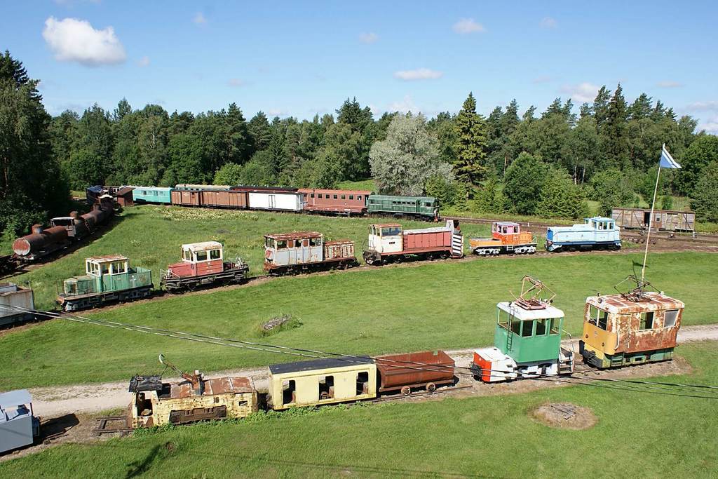 10/14 Estnische EstnischeMuseums-Eisenbahn In Lavassaare