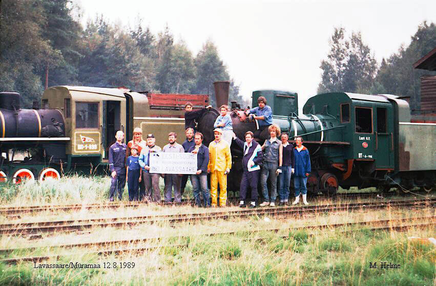 2/14 Estnische EstnischeMuseums-Eisenbahn In Lavassaare