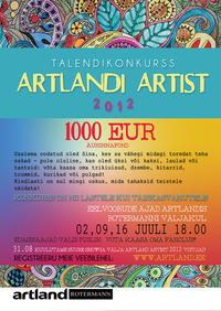 Artlandi tänavakunstiväljak ootab võistlema talendikonkursil Artland Artist 2012!
