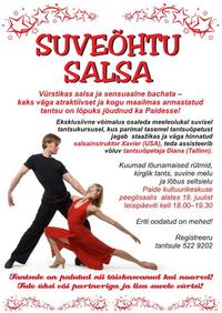 Suvine salsa ja bachata tantsukursus kutsub huvilisi
