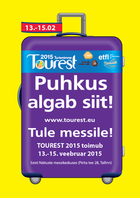 Turismiweb kutsub Teid turismimessile Tourest 2015
