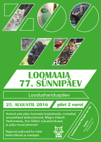 Tallinna Loomaaia 77. sünnipäev ja loodushariduspäev